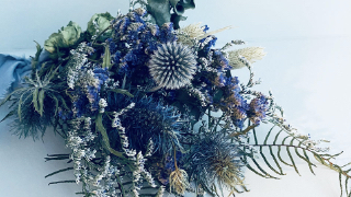 商品画像：パープル系ドライフラワー